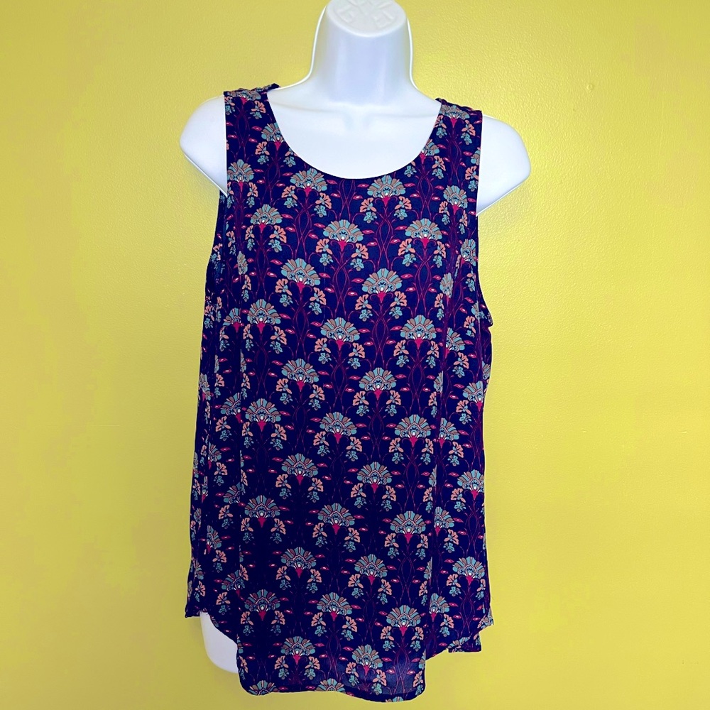 Daniel Rainn Floral Tank Blouse